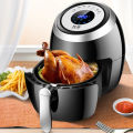 Ke Shuai 1500W 5.5L Af606 Multi-Functional Air Fryer Household Large Capacity Smoke-Free Deep Frying Pan French Fries Pizza. 