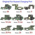 Original USB Micro Charger Charging Port Dock Connector Microphone Board Flex Cable For Huawei Honor 8 9 Lite 8X 10 20 Pro 20i. 