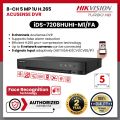 HIKVISION iDS-7208HUHI-M1/FA  Turbo HD Products DVR Pro Series with AcuSense. 