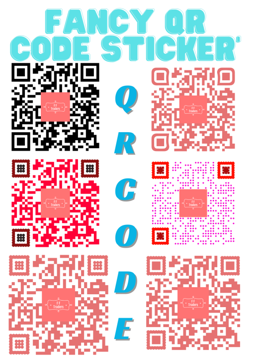 QR code customize business stickers QR code ne business sticker / small startup business sticker /shadi /birthday/ thankyou/ article/ card/event 2 inch
