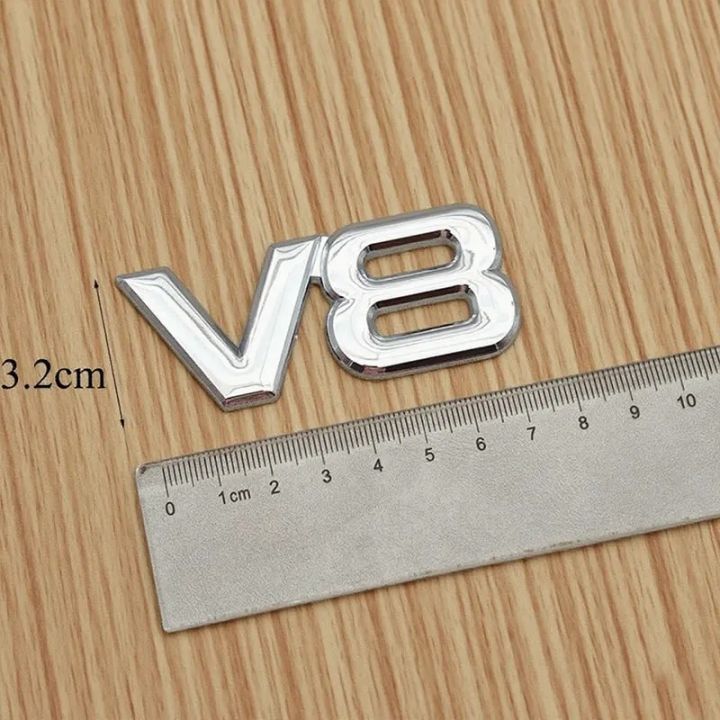 1x%20Metal%20V8%20Emblem%20Car%20Engine%20Logo%20V-8%20Turbo%20Racing%20-%20Image%204