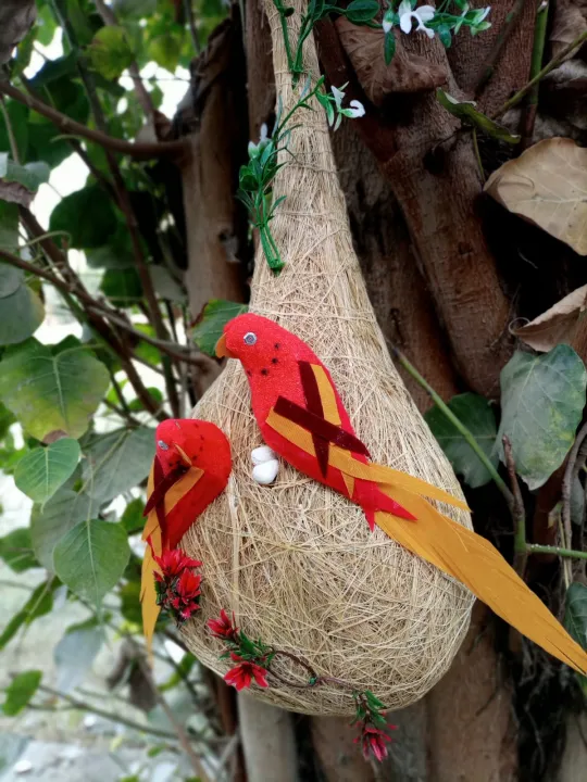 Customized%20Handmade%20Artificial%20beautiful%20Bird%20nest,%20with%20Bird%20Egg%20Decorative%20Nest,%20excellent%20Decor%20Hanging%20Nesting%20Hand%20Woven%20Natural%20Humming%20Bird%20Nest%20Hut%20for%20Window%20Home%20Garden%20Tree%20Outdoor%20Event%20and%20Decoration%20-%20Image%209