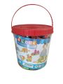 Building Blocks Bucket 90+ pieces Block Bucket for kids easy to store Block Balti. 