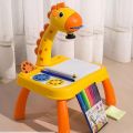 Children Projection Drawing Board LED Projector Drawing Table Toys Kids Projector Painting Board Desk Projection Painting Toy Graffiti Early Education Writing Board Household Erasable Toys. 