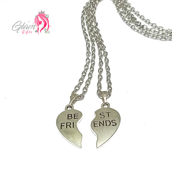 Best%20Friend%20Heart%20Pendant%20Necklace%20gift%20for%20Friends%20Couples%20Pair%20of%202%20Locket%20with%20Silver%20and%20Black%20Chain%20-%20Image%204