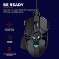 Trust Gaming Gxt 138 X-Ray Gaming Mouse for Pc and Laptop, Illuminated, 200-4000 Dpi with 10 Programmable Buttons - Black. 