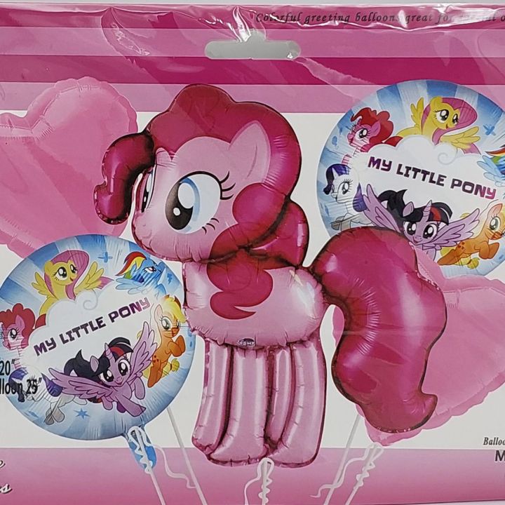 MY LITTLE PONY FOIL BALLOON SET ( PACK OF 5 FOIL BALLOONS )