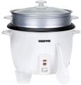 Original Geepas Electric Rice Cooker, White, 900Watts GRC4327N ( 2 Years Warranty ). 