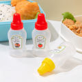 Sauce Squeeze Bottles Detachable Carrot Style Mini Salad Dressing Ketchup Bottles. 