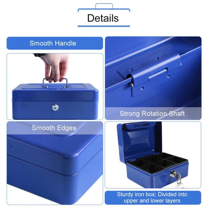 15cm%20Mini%20Safe%20Boxes%20Security%20Metal%20Steel%20Money%20Cash%20Jewelry%20Box%20Tray%20Holder%20Red%20-%20Image%204