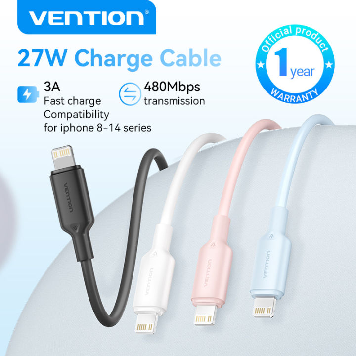 Vention PD 27W USB 2.0 TypeC to Lightning fast charging cable for