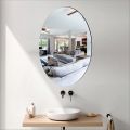 Plastic Unbreakable mirror sticker for wall on tiles bathroom bedroom