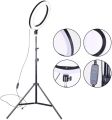 26cm LED Ring Light with 7 Ft. Tripod Stand & Phone Holder and 3 Dimmable Shades Of Colors for Studio Photography, Video Calls, Vlogging, Live Streaming and Makeup. 