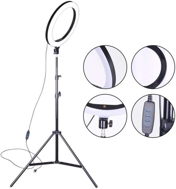 26,%2036,%2045%20cm%20LED%20Ring%20Light%20Professional%20Portable%20Ring%20Light%20&%20Phone%20Holder%20With%207%20FT%20Tripod%20Stand%203%20Modes%20Selifie%20Ringlight%20for%20Vlogging%20and%20Studio%20Lighting%20-%20Image%207