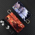 Anti-dust Fashion Design Phone Case For Samsung Galaxy A2 Core Anti-knock Back Cover Wristband Lanyard protective Cute. 