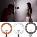 Professional Ring Light 26cm with 7.5ft Extra long Tripod Stand & Phone Holder for YouTube Video, Desktop Camera Led Ring Light for Streaming, Makeup, Selfie Photography Compatible with iPhone Android. 