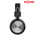 Energy - ENRG Wireless Bluetooth Stereo Sound Headphone On-Ear Foldable Headsets With Built-in Mic For Calling Direct 3.5mm Aux Plug-in And SD Card Support Black. 
