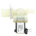 Electric Water Valve 1/2in Solenoid Inlet 1-Way Guide Plastic for Home Using 220V 0.02-0.8Mpa. 