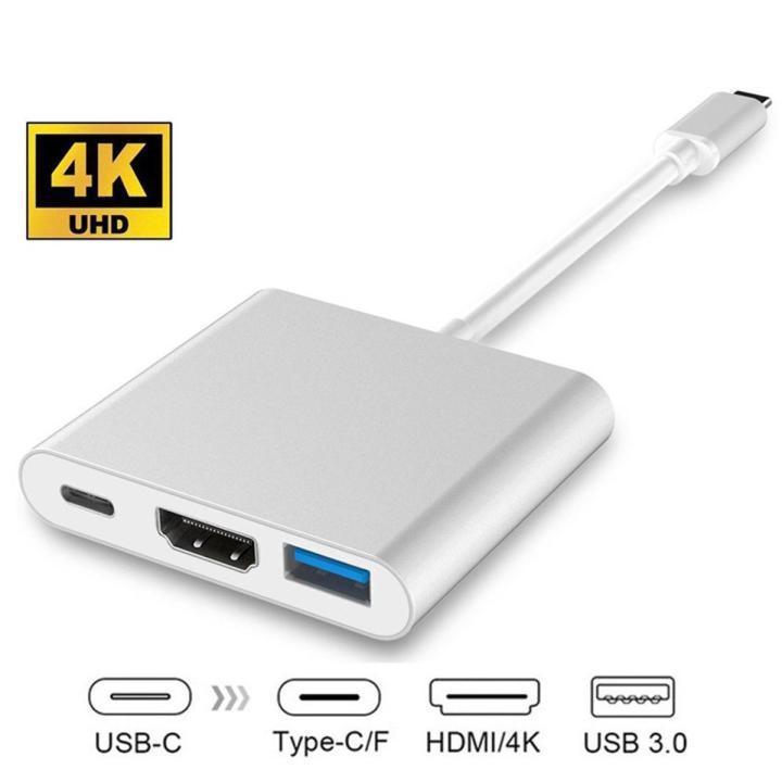 HDMI Adapter USB C to HDMI Adapter USB 3.1/3.0 Charging Port Converter Compatible with Type C Devices