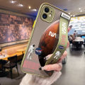 dienya for Asus ZB601KL Case Fashion Tide Astronaut Nasa With Wristband Thin Frosted Transparent Hard Full Cover Camera Silicone Softcase Pattern Casing Shockproof Protection Cases. 