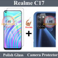 Realme C17 2 in 1 Combo Tempered Glass And Back Camera Protector. 