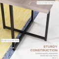 5 Piece Dining Table Set, Dining Set for 4 with Square Stools, Small Kitchen Table Set with Metal Frame, Compact Design for Small Space, Home Kitchen. 