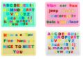 182 Pcs Set - Alphabet ABC Words Pin - Peg Board Puzzle - Educational Building Blocks - Learning Spelling - For Kids. 