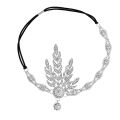 Vintage 1920s Great Gatsby Headband Flapper Girl Fancy Party Costume Hair Accessories Stone Pearl Bridal Headpiece. 
