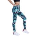 1 【HOT】 YRRETY Women Leggings Leaf Floral Print Push Up Fitness Slim Fashion Patchwork High Waist Mujer Polyester Ankle Length Bottom. 