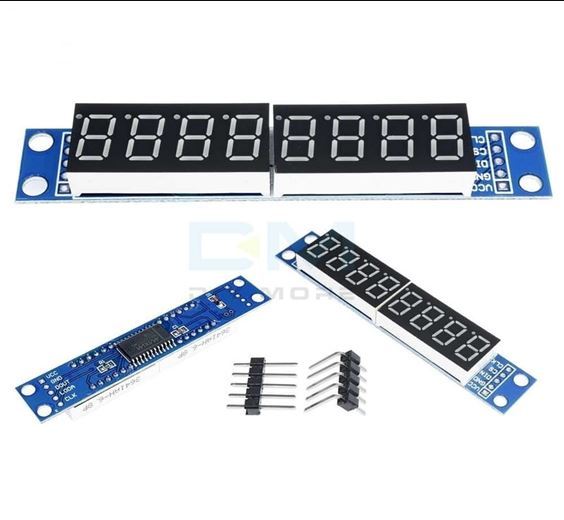 MAX7219 8-Digit 7 Segment Display Module | Digital LED Tube Driver | Arduino / ESP32 Compatible
