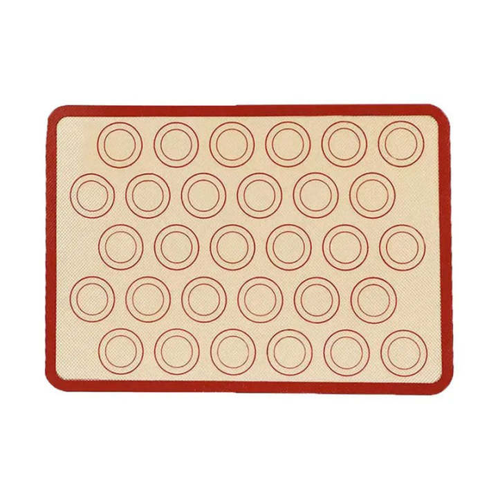 Non Stick Silicone Baking Mat And Macaron Making 30 Circles Pattern Sheet