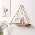 Wall Wood Floating Shelf Rustic Hanging Swing Rope Shelves Set of 3 Wall shelves Wall shelves Storage shelves Bookshelves Wall mounted shelves Hanging shelves. 