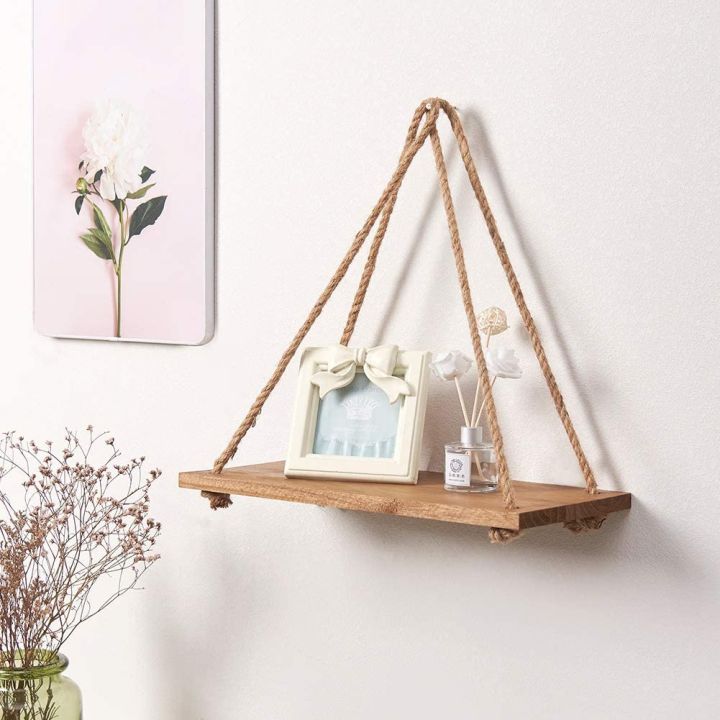 Wall%20Wood%20Floating%20Shelf%20Rustic%20Hanging%20Swing%20Rope%20Shelves%20Set%20of%203%20Wall%20shelves%20Wall%20shelves%20Storage%20shelves%20Bookshelves%20Wall%20mounted%20shelves%20Hanging%20shelves%20-%20Image%204