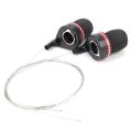 Mountain Bicycle Bike Speed Shifter Shift Derailleur Handle Twist Grip Gear Shift Transmission. 
