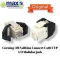 3M/Corning Volition Connect Cat6 UTP I/O Modular Jack. 