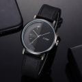Wrist Watch TOMI T080 Hollow Design, Half Transparent, Leather Strap, Slim Luxury Leather Strap with box. 