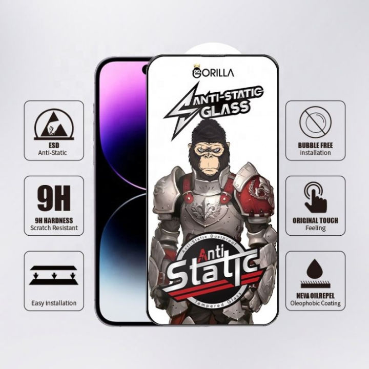 iPhone%2016%20Pro%20Max%20ESD%20Anti-Static%20Tempered%20Glass%20Screen%20Protector%20with%20Dustproof%20and%20Gorilla%20Glass%20Protection%20-%20Image%203