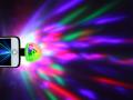 USB Party Lights Mini Disco Ball Led Small Magic Ball Sound Control DJ Stage Light Colorful Strobe RGB Lamp For Christmas Brithday Wedding Club Karaoke Decorations Suitable for mobile phones. 