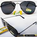 Aviator Sunglasses for Kids, Riy Don Aviation Pilot Style Classic Fashion Sunglasses with Cool Black Dark Lens. 