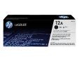 HP 12A Black Original. 