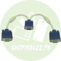 VGA Splitter Cable 1 Computer to Dual 2 Monitor Adapter Y Splitter VGA Cable Male to Female| 24-7 STORE. 