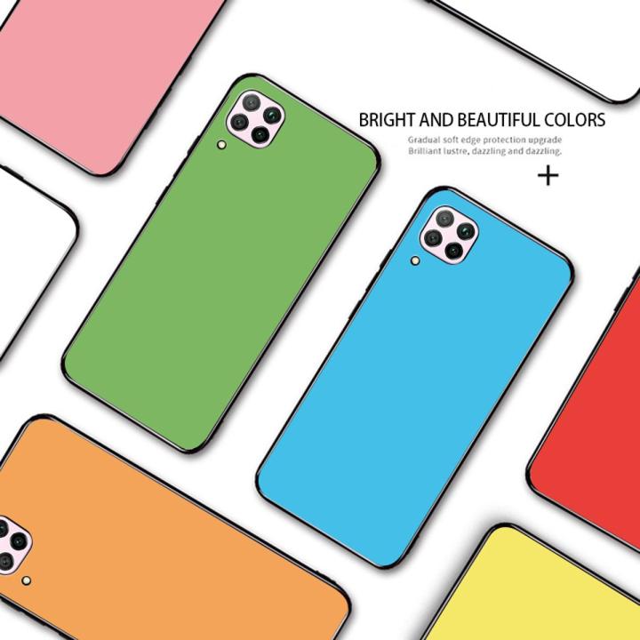 Kingdoor for Huawei P40 Lite Back Cover Simple Solid Color