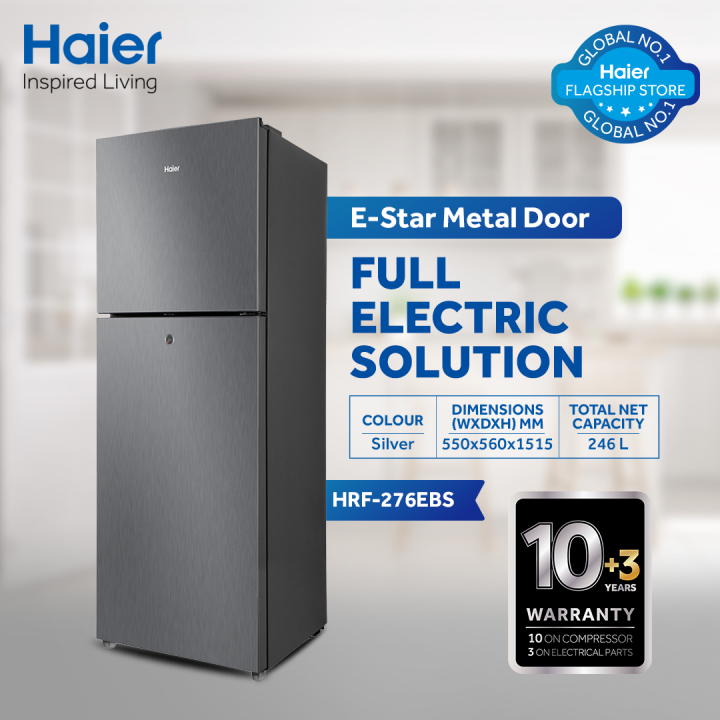 Haier%2010%20Cu%20Ft-E-Star%20Series-HRF-276%20EBS-Deepest%20Freeze-Direct%20Cool-1%20Hour%20Icing%20Technology-Metal%20Door-10%20Years%20Warranty%20-%20Image%203