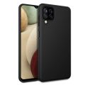 Samsung Galaxy A12 Black Soft Silicon Back Cover. 