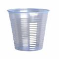 Disposable Drinking Glasses Cups Transparent Plastic Large-Pack ( Size 6oz & 4oz ) of 100. 
