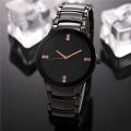 Classic Black Chain Strap Stainless Steel Wrist Watch For Men / Decent SB FIT Chain Formal Watches For Boys. 