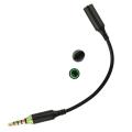 3-Pack) Replacement Headphone Adapter Cable for Smàrtphònè Waterproof Cases, 3 Ring Jack Male to Female Audio Aux Cord w/Jack Cover Seal Screw for Waterproof Case. 