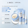 LAIKOU 7X Ceramide Barrier Repair Skincare Set Improve Skin Dryness Hydrate Skin Smooth Fine Lines Wrinkles 5Pcs. 