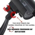 Dummy CCTV Camera Dummy Camera Fake Outdoor Indoor Weatherproof Fake Surveillance Camera CCTV Security Camera Flashing Red LED Light (2PCS). 