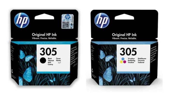 HP 305 Black And Tri-Colors Original Ink Cartridges Set